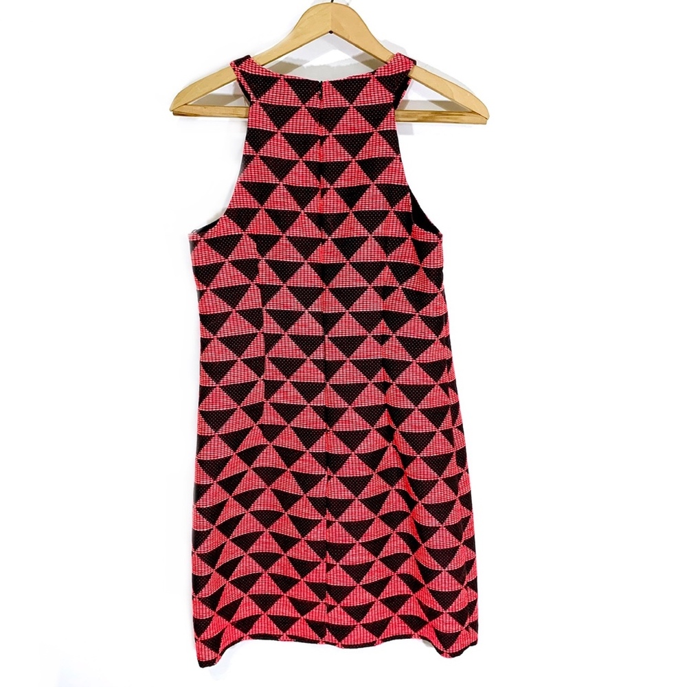 Trina Turk Pink & Gray Geometric Brocade - Picture 6 of 7
